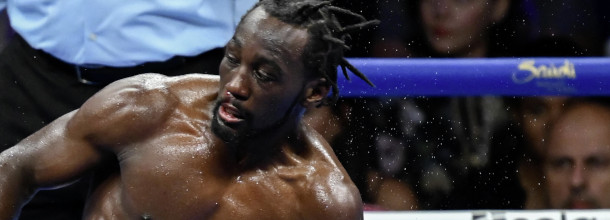 Terence Crawford in action in a boxing ring