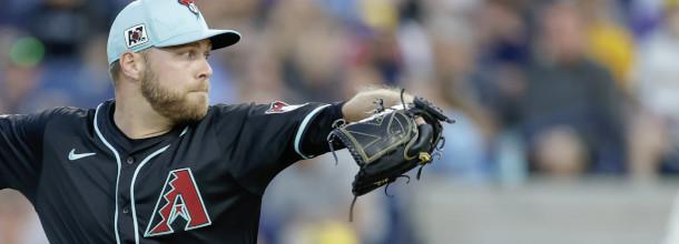 Arizona Diamondbacks pitcher Burnes in action in an MLB game