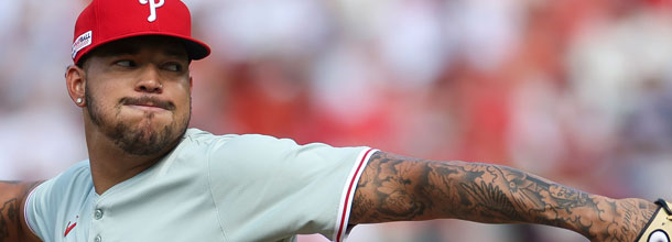 Philadelphia Phillies pitcher Walker in action in an MLB game