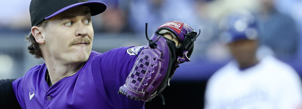 Colorado Rockies pitcher Feltner in action in an MLB game