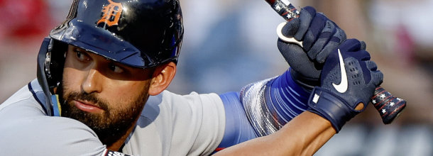 Detroit Tigers baseball star Riley Greene in action in an MLB game