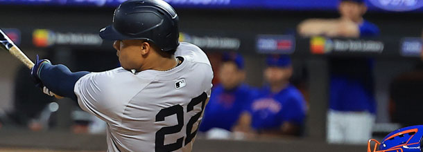 New York Yankees baseball star Soto in action in an MLB game