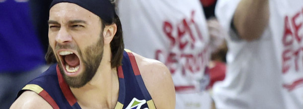 Cleveland Cavaliers basketball star Strus in action in an NBA game