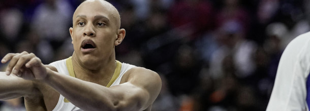 Boston Celtics basketball star Josh Walsh in action in an NBA game