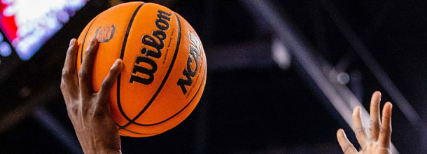 A NCAAB College Basketball ball