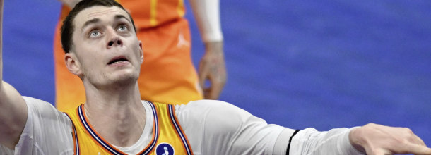 Charlotte Hornets basketball star Kalkbrenner in action in an NBA game