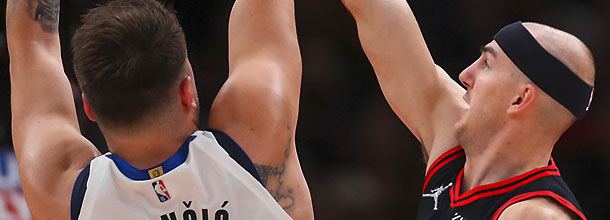 Dallas Mavericks basketball star Luka Doncic in action in the NBA