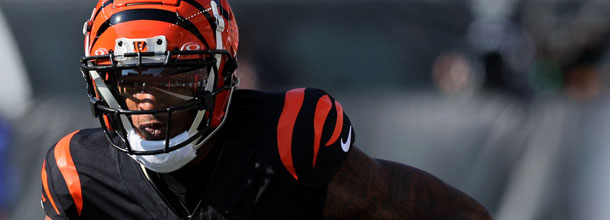 Cincinnati Bengals WR Jamar Chase in action during an NFL game