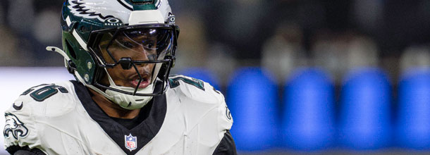 Philadelphia Eagles RB Saquon Barkley in action in an NFL game
