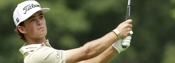 USA golf star Jackson Koivun tees off on the PGA Tour