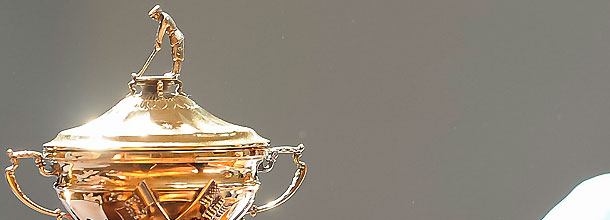 The golf Ryder Cup trophy