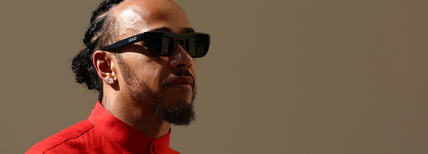 Formula 1 star Lewwis Hamilton wearing cool sunglasses