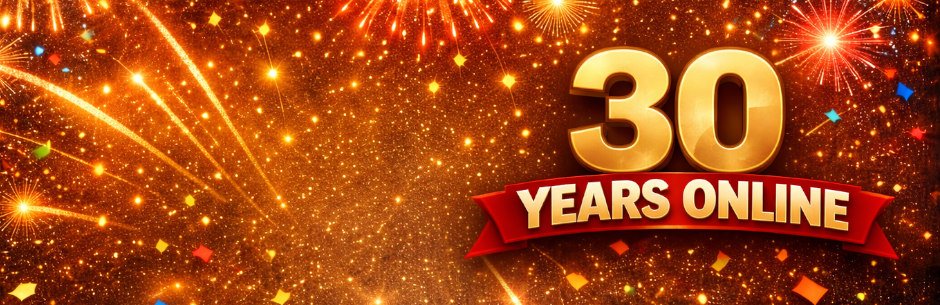 30th anniversary celebration with fireworks