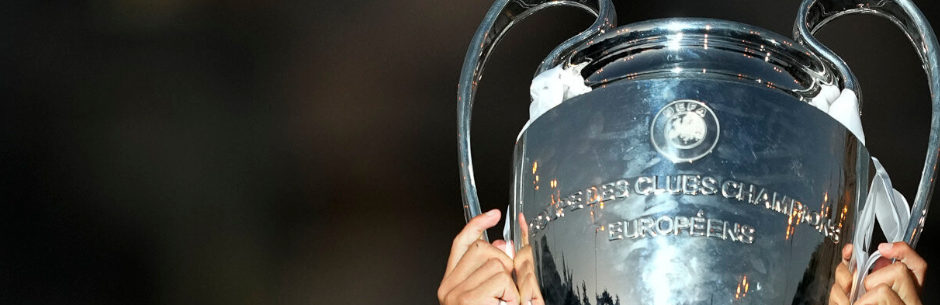 The UEFA Champions League trophy