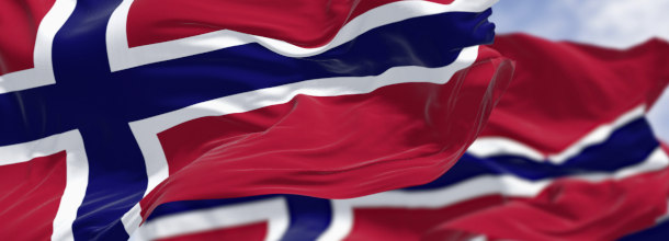 The Norwegian flag