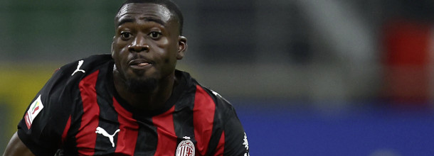 AC Milan soccer star Fofana in action in Serie A