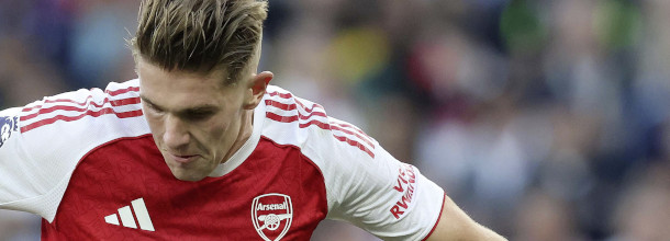 Arsenal soccer star Gyokeres in action in the Premier League