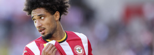 Brentford soccer star Schade in action in the Premier League