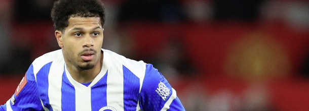 Brighton soccer star Rutter in action during a Premier League game