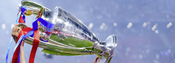 The UEFA Champions League trophy