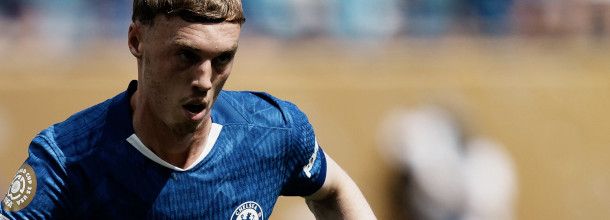 Chelsea soccer star Cole Palmer in action at the FIFA Club World Cup