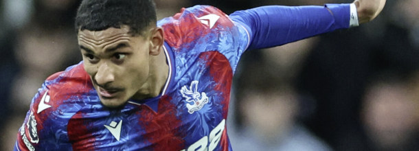 Crystal Palace soccer star Maxime Lacroix in action in the FA Cup