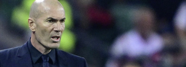 France soccer coach Zinedine Zidane on the sideline in the UEFA Nations League