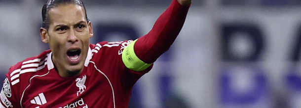 Liverpool soccer star Virgil van Dijk in action in a Premier League game