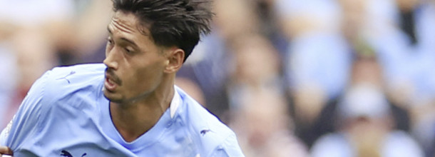 Manchester City soccer star Reijnders in action in the Carabao Cup