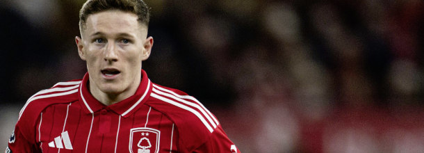 Nottingham Forest soccer star Anderson in action in the UEFA Europa League