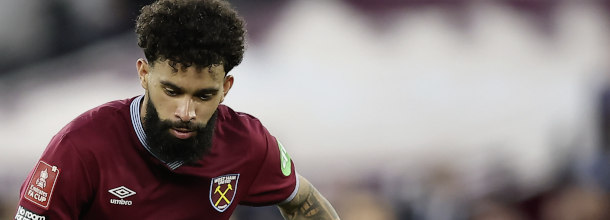West Ham soccer star Pablo in action during an EPL game