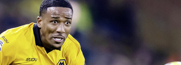 Wolverhampton soccer star Tchatchoua in action in the Premier League