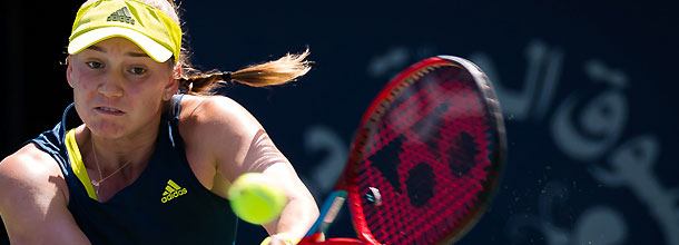Tennis star Elena Rybakina in action on the WTP Tour