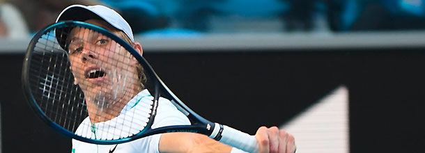 Canadian tennis star Shapovalov hit a shot at the Australian Open