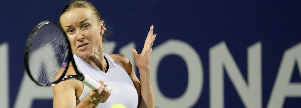 Ukrainian tennis star Elina Svitolina in action on the WTA Tour