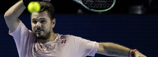 Swiss tennis star Stan Wawrinka in action on the ATP Tour